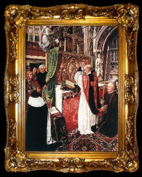 framed  MASTER of Saint Gilles The Mass of St Gilles, ta009-2